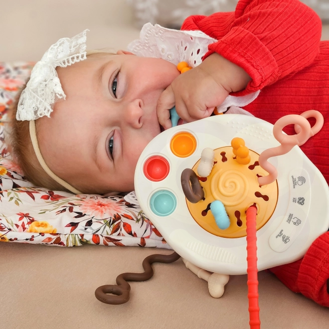 Woopie Baby Sensory Toy UFO Teether Rattle