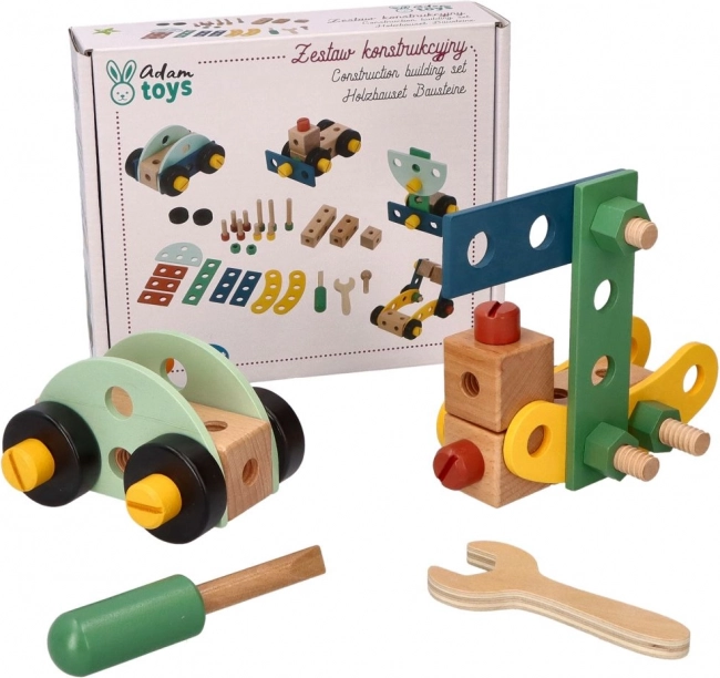 Set de construction en bois pour petits bâtisseurs