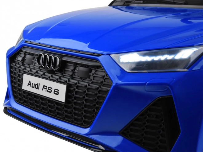 Elektrische auto Audi RS 6 voor kinderen – Blauw