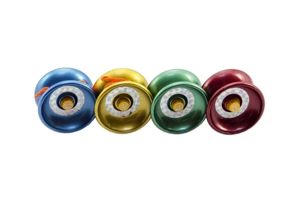 Jojo metaal 6cm assorti mix kleuren in zak 12 stuks in doos