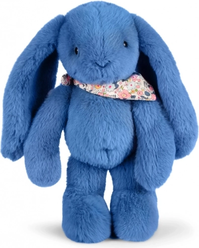Pluchen konijnetje met blauwe sjaal 35 cm