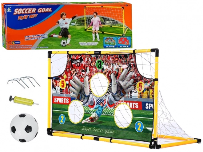 Kinder voetbaldoel met net