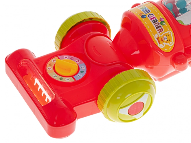Interactieve kinderstofzuiger met geluid Raspberry