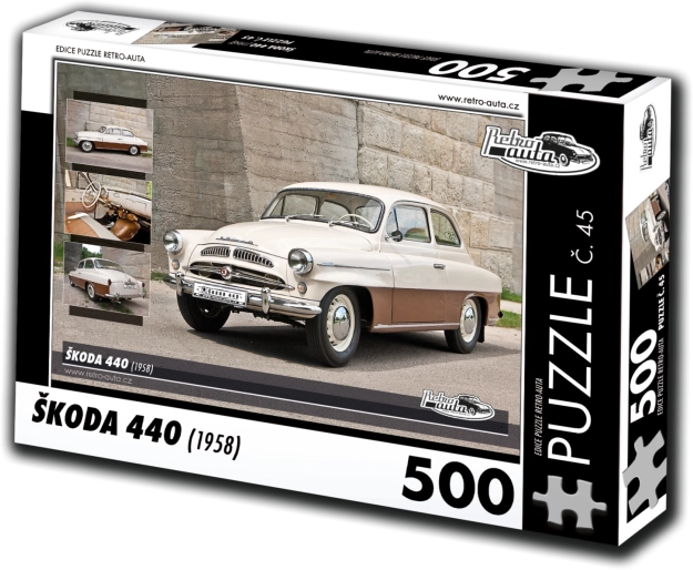 Puzzle RETRO-AUTA Škoda 440 – 500 pièces