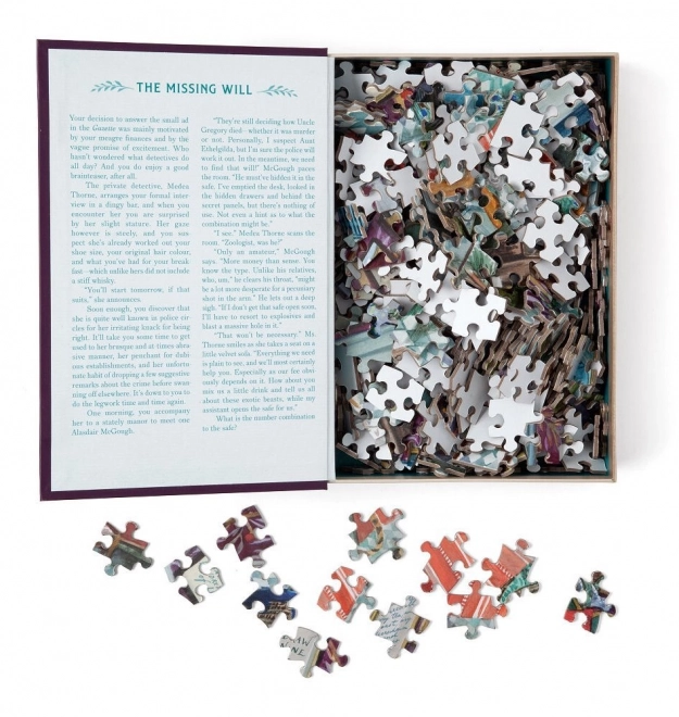 Puzzel met detectiveraadsel Missende Testament 500 stukjes