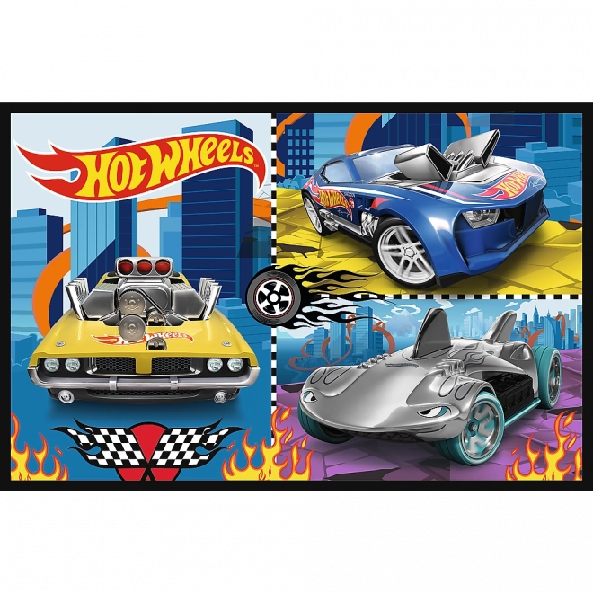 Puzzle 2x70 Hot Wheels Cars