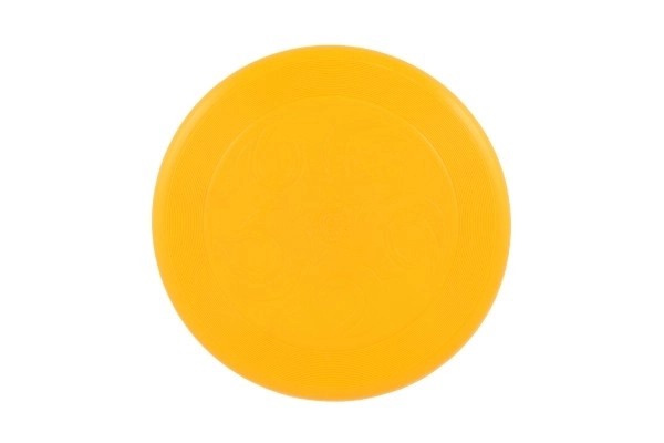 Vliegende schotel Frisbee kunststof 23cm mogelijkheid 4 kleuren 12m+
