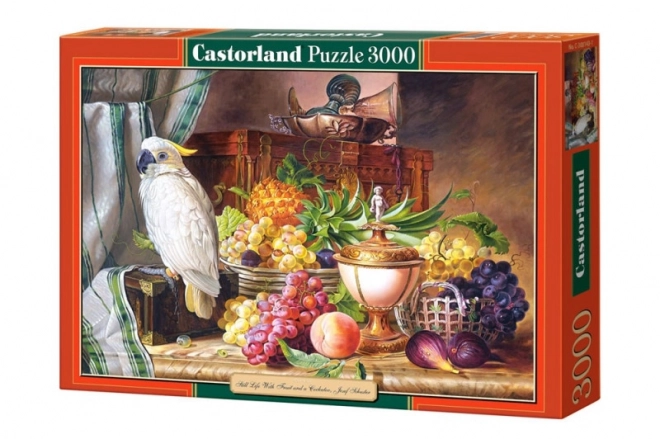 Puzzle 3000 pieces Still Life with Parrot, Josef Schuster