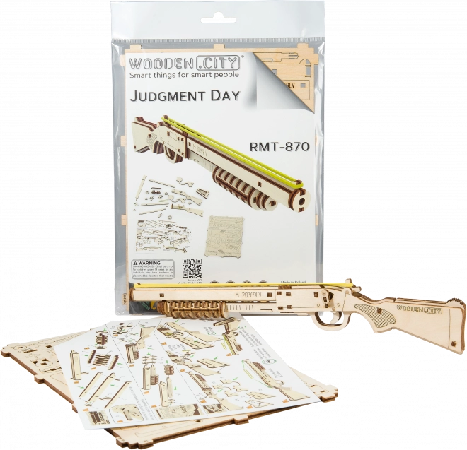 Houten 3D-puzzel WOODEN CITY Judgment Day Geweer RMT-870