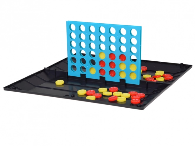 Set van 2 in 1 boter-kaas-en-eieren lijn op 4 puzzel strategie GR0679