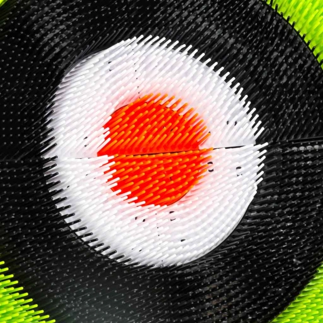 Siliconen doelwit voor het werpen van bijltjes en shurikens
