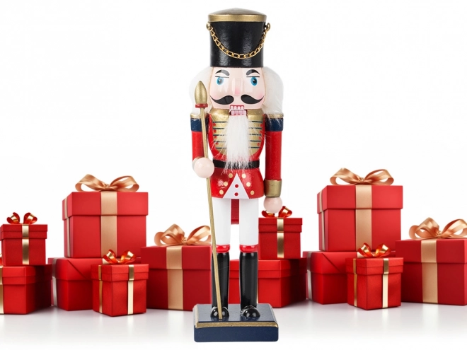Houten notenkraker soldaat kerstdecoratie
