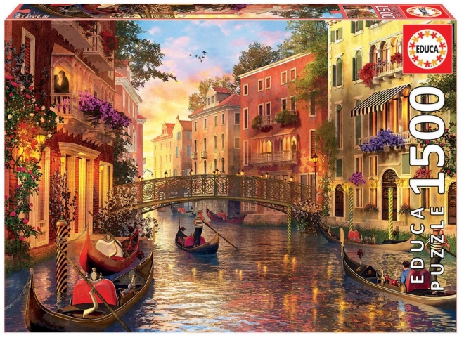 Educa Puzzel Schemering in Venetië - Puzzel 1500 Stukken