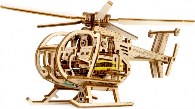 Houten 3D-puzzel helikopter