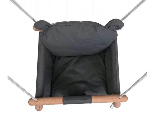 Wooden Baby Swing with Bucket Seat