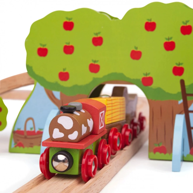 Bigjigs Rail Houten Treinset Boerderij