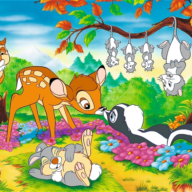 Puzzle Bambi und Waldfreunde 160 Teile