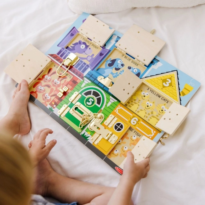 Motor Skills Lock and Security Board by Melissa & Doug