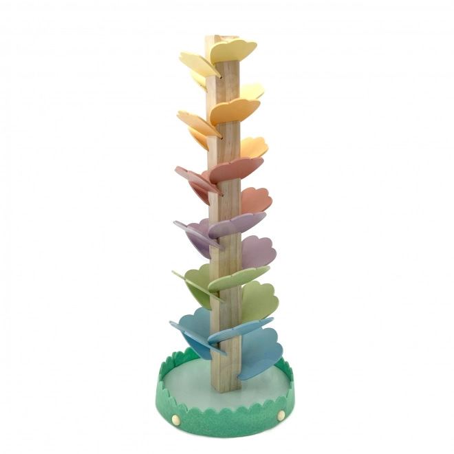 Circuit à billes en bois Arc-en-ciel Montessori WOOPIE GREEN