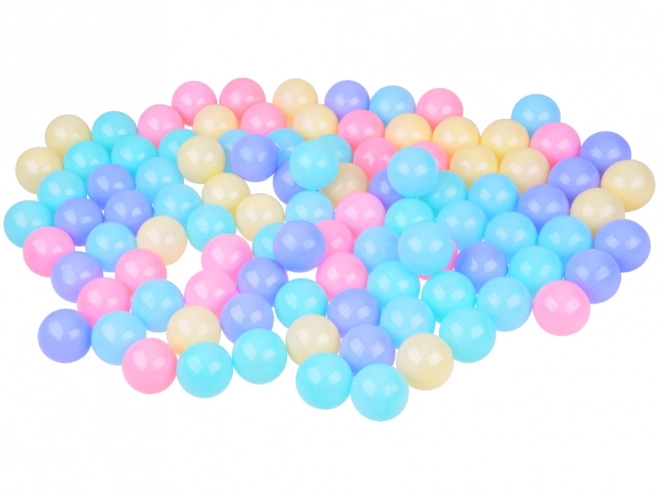 Gekleurde pastel droge ballen 5,5 cm 100 stuks ZA5412