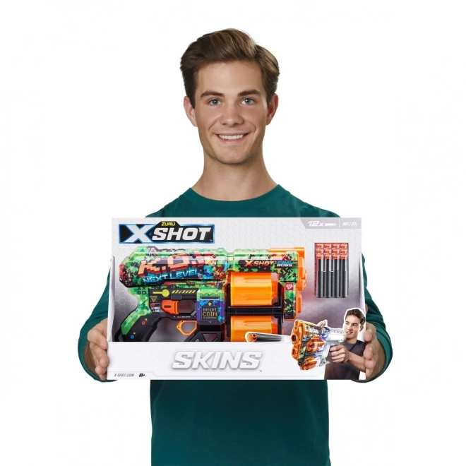 X-Shot Skins Dread Schietpistool met 12 pijlen, versie B