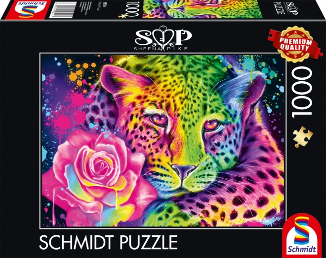 Puzzel SCHMIDT Luipaard Neon 1000 stukjes