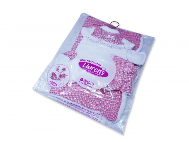 Llorens M740-50 tenue pour poupée bébé NOUVEAU-NÉ taille 40-42 cm