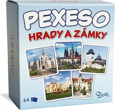Pexeso Castles and Chateaux of Czech Republic in a Box