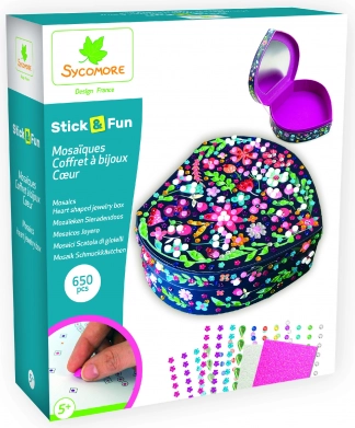 Stick & Fun - sieradendoos in hartvorm