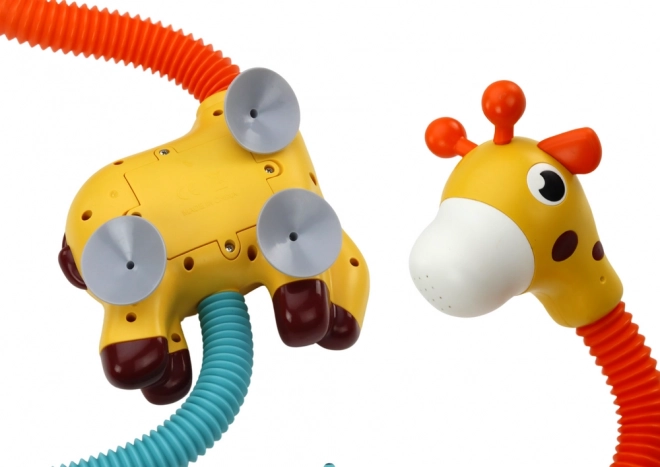 Badgiraffespeeltje Douche Sprinkler Geel