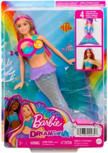 Barbie Dreamtopia sirène avec queue lumineuse