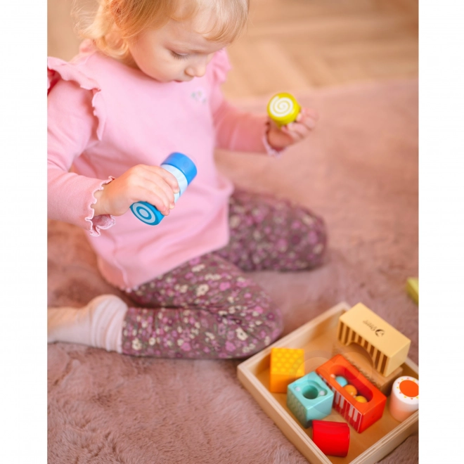 Classic World Wooden Sensory Blocks Montessori Set
