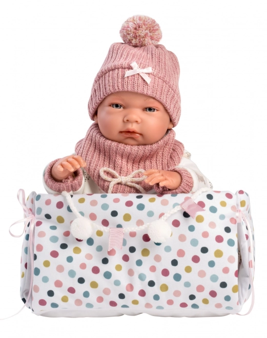 Kleidung für Puppe Baby New Born mit Zubehör