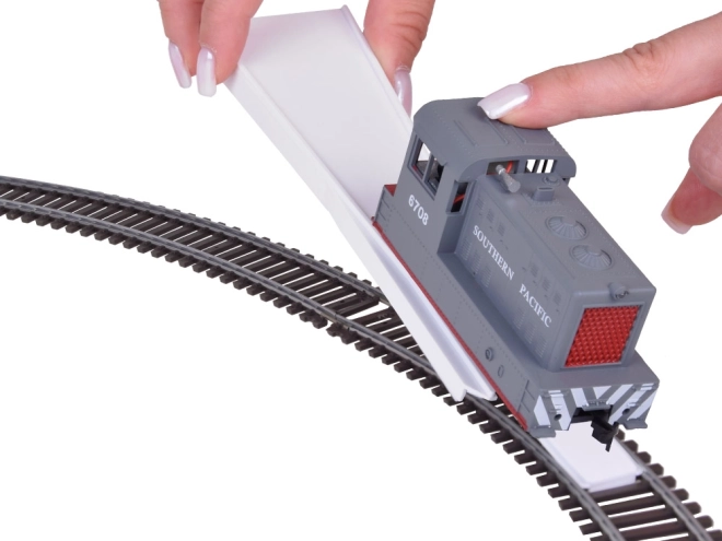 Elektrische set met besturingseenheid en goederentrein