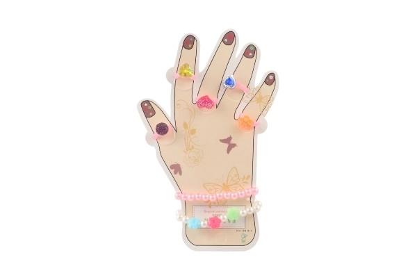 Schoonheidset met ringen en armbanden voor kinderen
