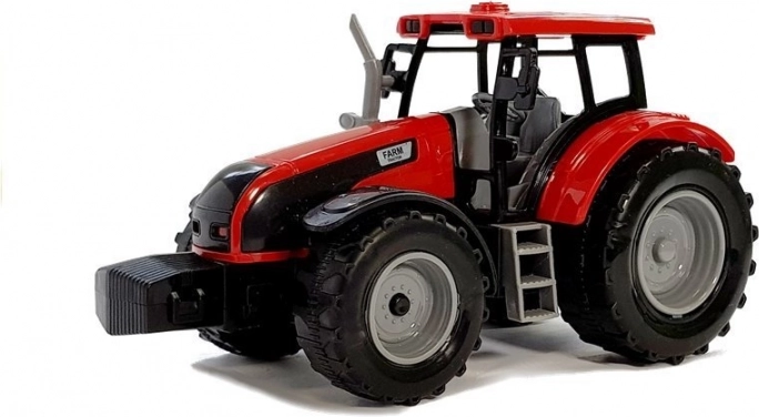 Tracteur rouge réaliste pour jeux d’action