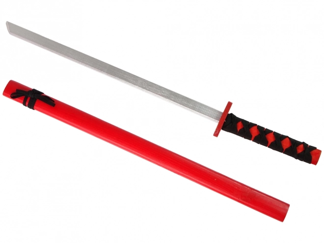 Houten rode zwaard voor cosplay 73 cm
