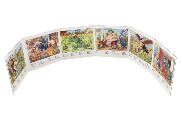 Boek leporello Kevertjes op de kermis 15,5x15cm 24m+