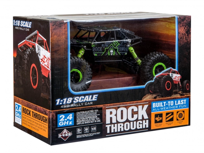 Remote Control Rock Crawler Car – Green