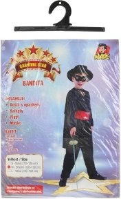 Kinder-Karnevalskostüm Bandit, Größe 120–130 cm