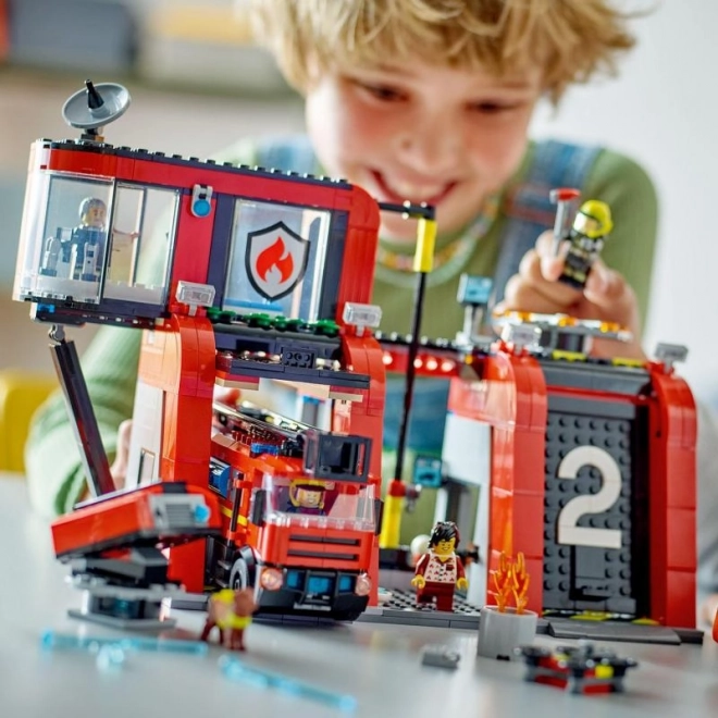 LEGO® City 60414 Station de pompiers avec camion de pompier