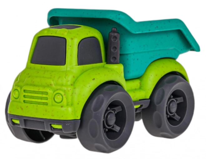 Ecologische set voertuigen vrachtwagen + auto's