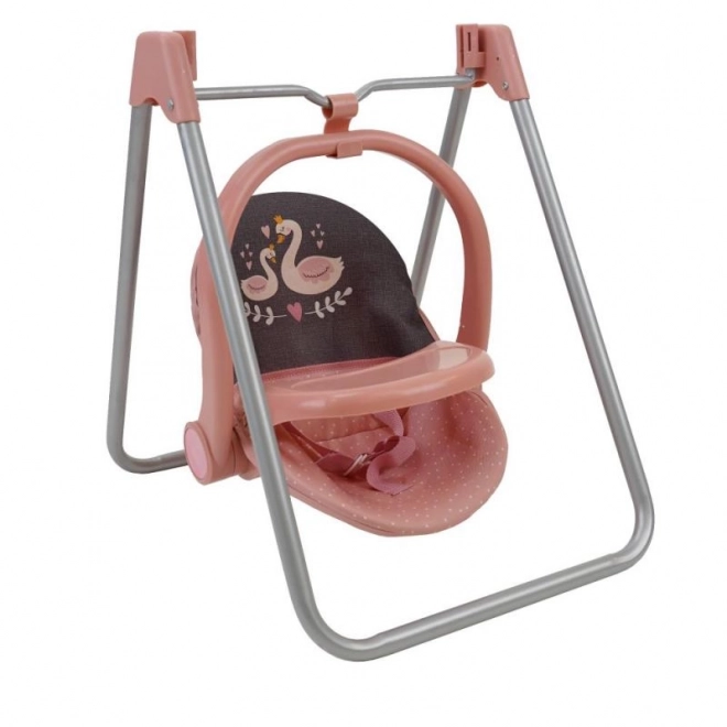 Set 3in1, kinderzitje, schommelstoel, autostoeltje - Zwaan