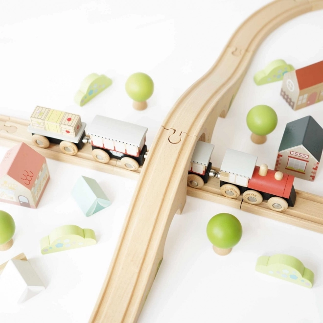 Le Toy Van houten treinset voor kinderen