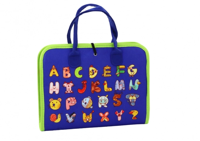 Planche éducative sensorielle bleue pour enfants