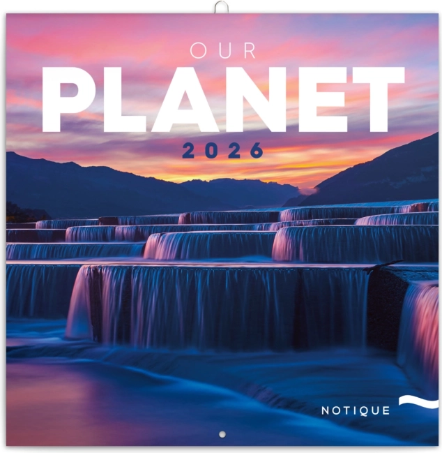 Notique notitiekalender Onze planeet 2026, 30 x 30 cm