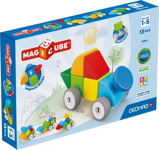 Geomag Magicube Car – magnetic building set, 13 pieces