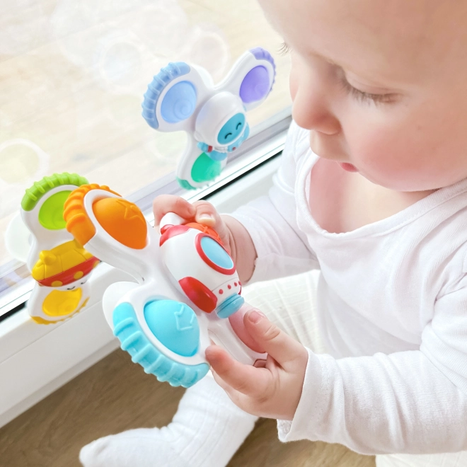 Woopie ensemble de spinners pour enfants - Fusée, Extraterrestre, Ovni