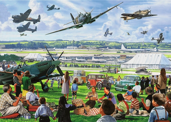 TREFL Puzzle Premium Plus Tea Time : Journée aérienne 1000 pièces