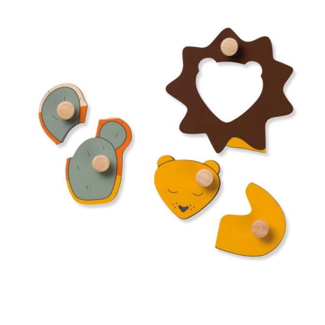 Pièces faciles à saisir avec bouton